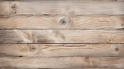 Detailed view of a wooden wall with visible knots, suitable for backgrounds or textures - obrazy, fototapety, plakaty