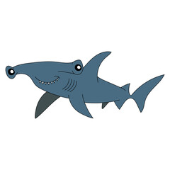 Colorful Shark Clipart for Lovers of Aquatic Animals, Underwater Creatures, and Sea Life
