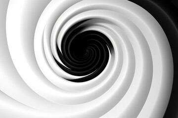 A striking black and white spiral design. Perfect for abstract backgrounds