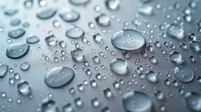 Background with white water drops