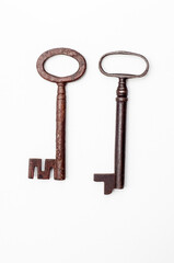 Rustic Metal Keys. Antique Lock Openers