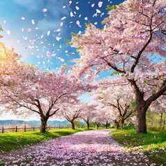 Obraz premium 벚꽃