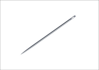 nVector isolated illustration of a needle.