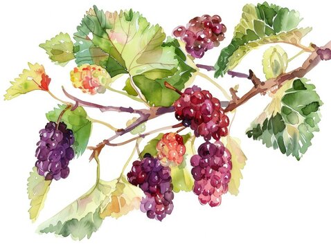 Sun-kissed Mulberries