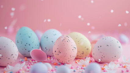 Fototapeta na wymiar Egg-citing Preparations: Getting Ready for Easter Celebrations 