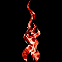 background fire shape with fire filler