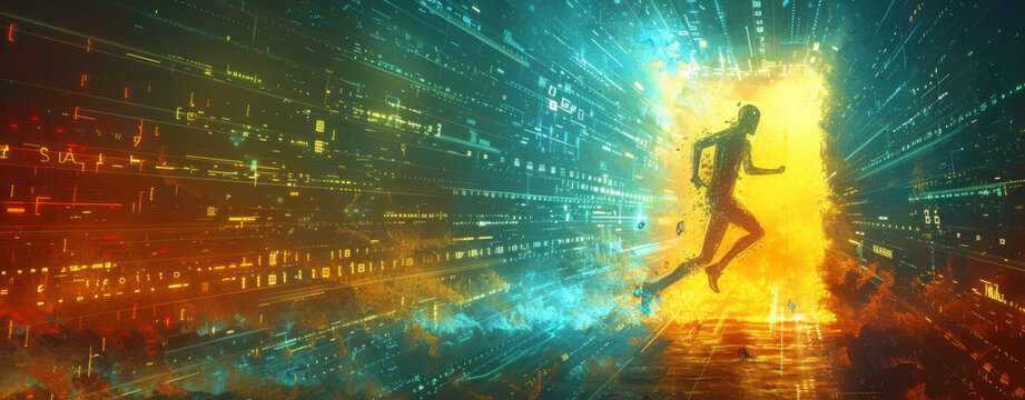 In the age of AI, transcendent humans run against the tide of data