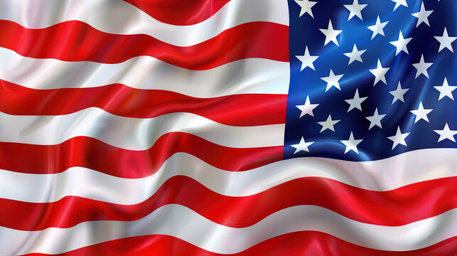 Superb Happy Labor Day background Usa flag