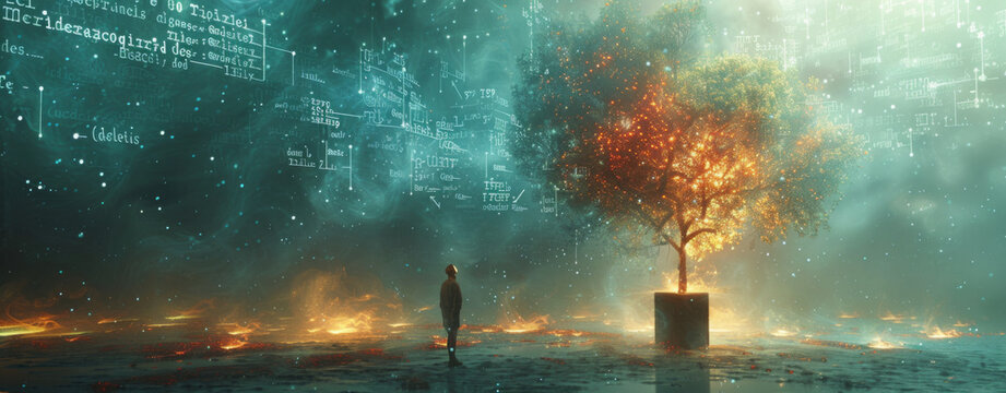 The tree of AI's digital data flow 