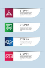 Timeline Infographics Business Data Visualization Process Chart