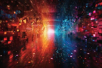 scanline glitch texture overlay