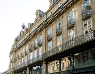Explore opulent luxury real estate in France, featuring impressive buildings with spacious...