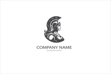 Athena goddess vector for logo or design.