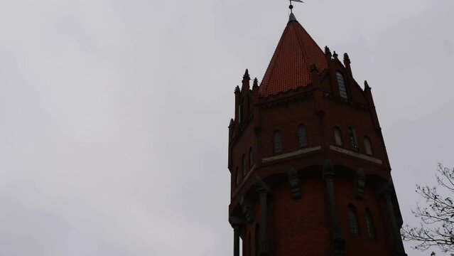 The water tower in Malbork, Poland