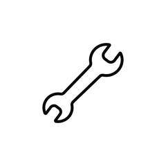 Wrench icon vector