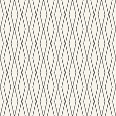 Vector seamless pattern. Repeating geometric elements. Stylish monochrome background design.