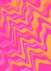 Bright neon gradient hand drawn lines pattern element background