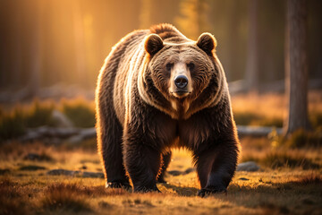 brown bear in the forest