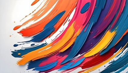 Colorful brush stroke backgrounds