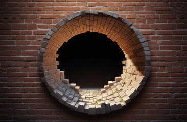 the hole in the pipe