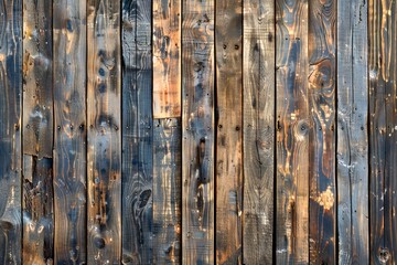 Vintage Wooden Plank Panel Texture for Background or Wallpaper Design