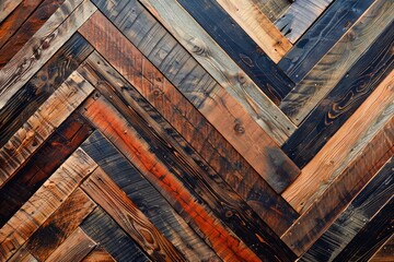 Vintage Wooden Planks Background with Rich Textures and Various Colors - Perfect for Rustic Themes...