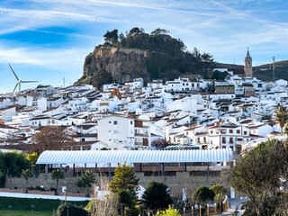 Ardales white village of Andalusia, Malaga, Spain