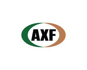 AXF logo design vector template