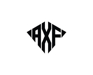 AXF logo design vector template