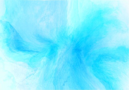 Abstract watercolor background in blue 