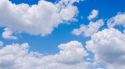 Naklejka na ściany i meble clear blue sky background,clouds with background. 