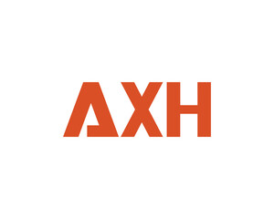 AXH logo design vector template