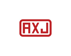 AXJ logo design vector template