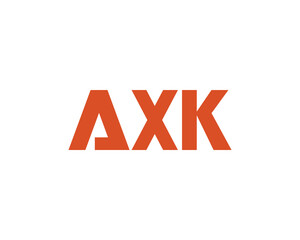 AXK logo design vector template