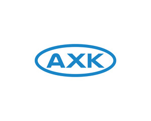 AXK logo design vector template