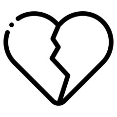 broken heart icon