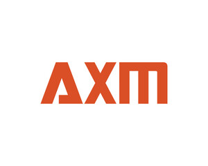AXM logo design vector template