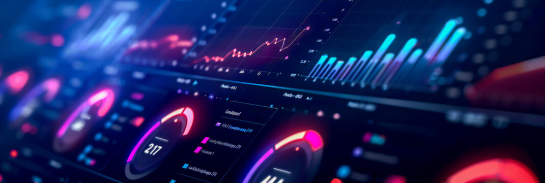 A close-up shot of a digital marketing dashboard showing customer behavior data, illustrating the use of analytics in client-centric strategies