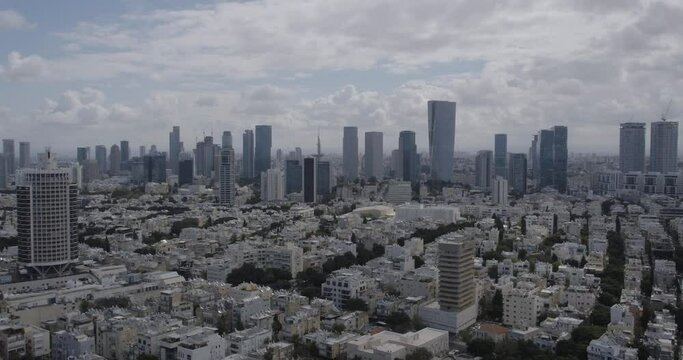architecture, building, business, city, city center, cityscape, corporate, dizengoff, dizengoff center, downtown, exterior, footage, height, israel, landmark, migdal shalom, modern, office buildings e