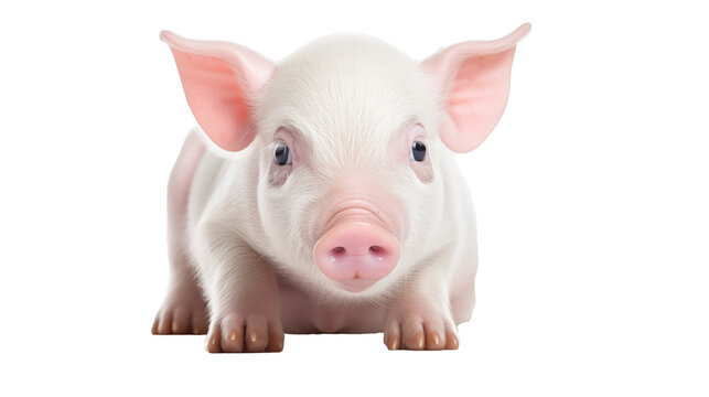 pig isolated on transparent background