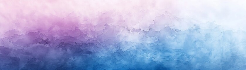 Obraz premium Abstract Watercolor Gradient Background in Purple and Blue Hues