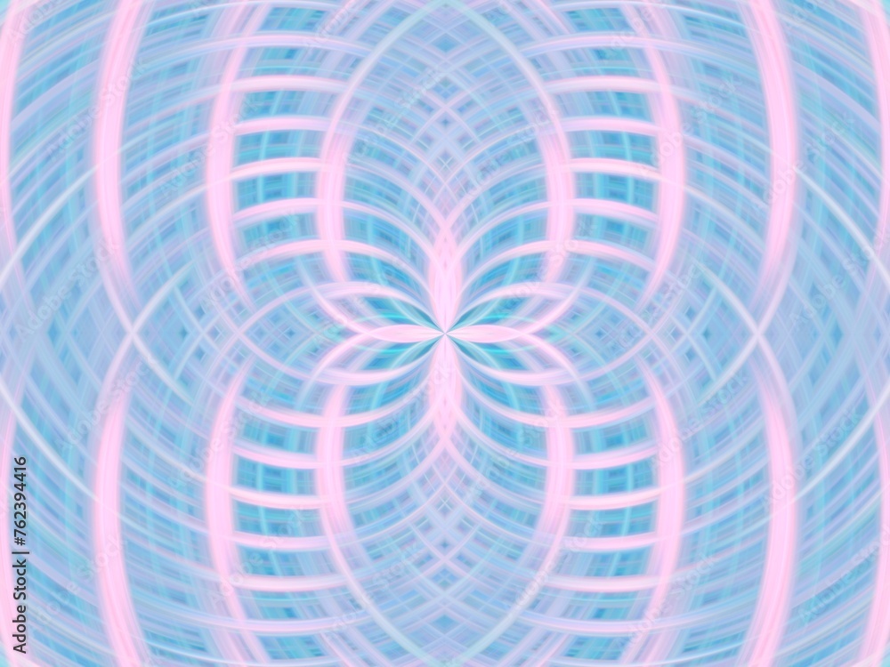 Fototapete abstract graphic background with effect of waves, water, blur, rays, and swirl, symmetrical pattern 