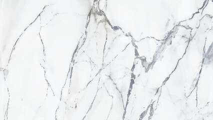 white marble pattern waxed finish natural veins image use for tile slab design High Resolution Italian Random Marble Texture Used For Interior Abstract Home Decoration And Ceramic Wall Tiles And Floor - obrazy, fototapety, plakaty