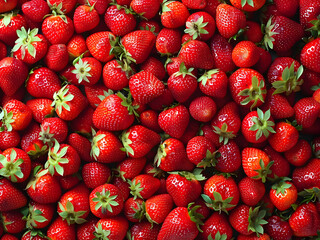 Fully Fresh red Strawberry for Background - 762403425