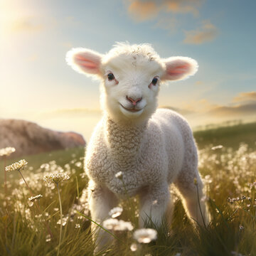 3d rendered photo of lamb