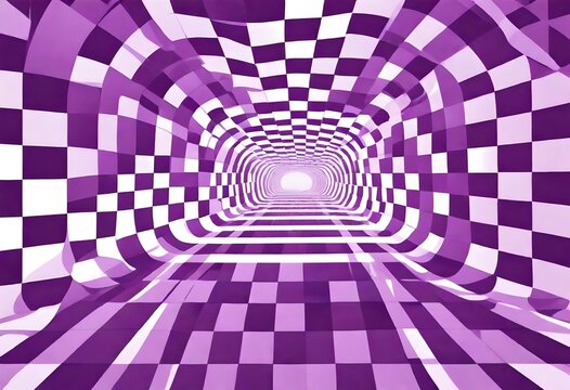 aesthetic purple and black distorted checkerboard, checkers wallpaper illustration, perfect for backdrop, wallpaper, background, banner