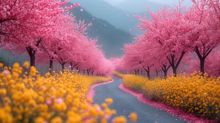 Spring Blossom Alley