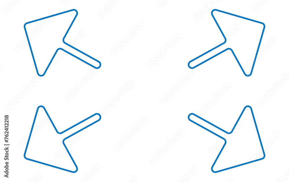 Canvas Prints arrow design graphic in tools zoom icon