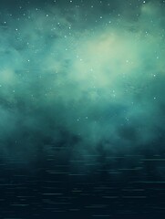 A black sky khaki background light water and stars - obrazy, fototapety, plakaty