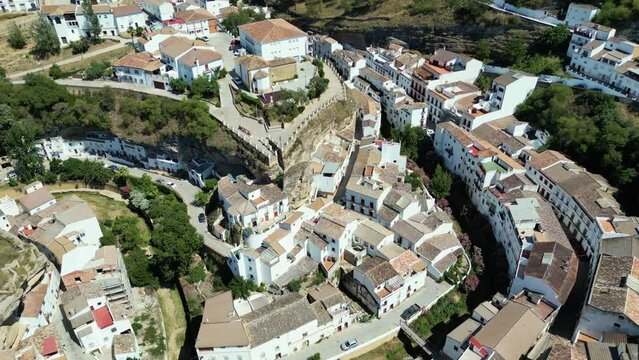 Setenil de las Bodegas is a lovely town in Spain.